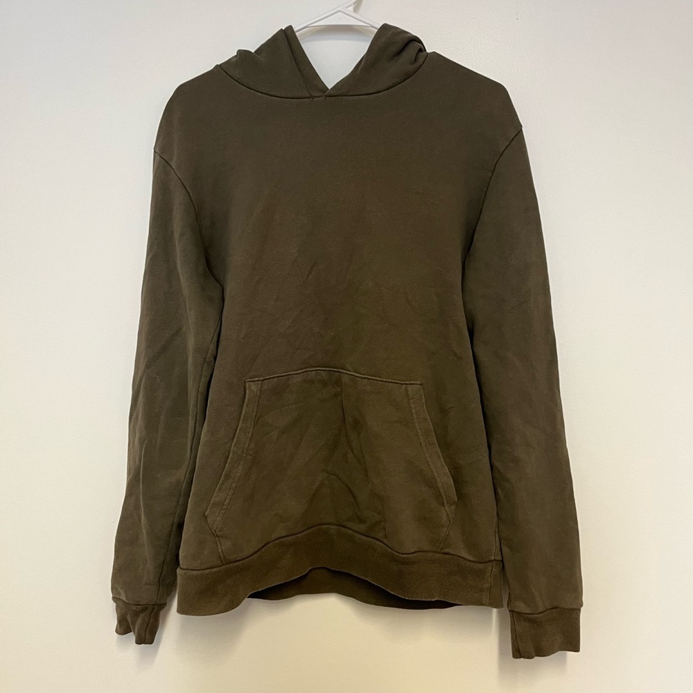 Olive Zara Essentials hoodie size M